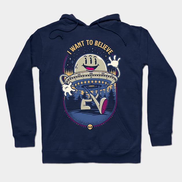 I Want to Believe Hoodie by StudioM6